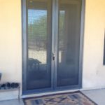 Bronze Patio French Security Doors
