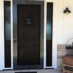 Secure Bronze Exterior Door