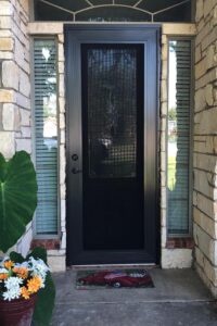 Secure Bronze Entry Door