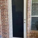 White Exterior Security Door
