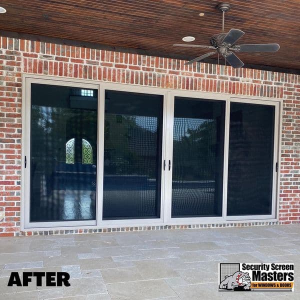security screen masters of texas after install