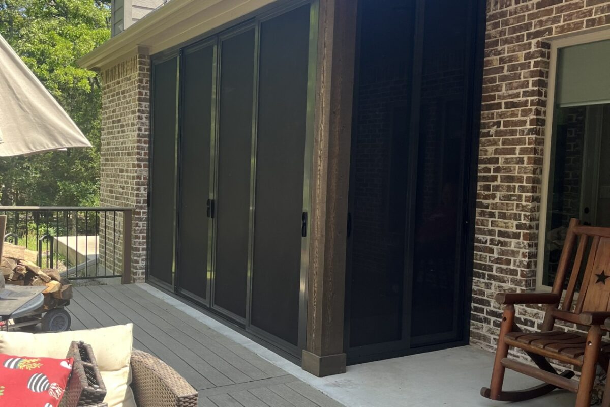 After Security Screen Patio Enclosure is Installed