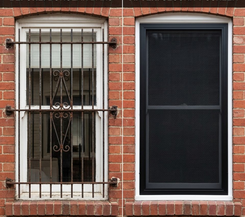 burglar bars vs security screens