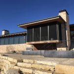 Modern Texas Hill Country patio security enclosure installed by Security Screen Masters of Texas