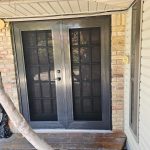 Custom French Security Screen Doors Installed in Texas by Security Screen Masters of Texas