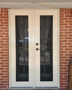 Exterior French Security Screen Doors for Texas Patio by Security Screen Masters of Texas
